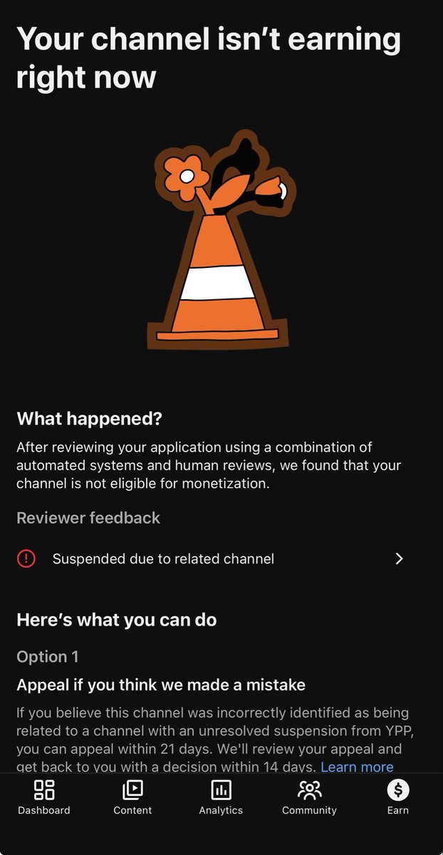 bomtree2's tweet photo. Hi @TeamYouTube my monetization was previously suspended for inauthentic content and I waited 90 days before reapplying.

Now it shows “related channel” suspension. I am not trying to bypass policies and have updated my content to follow all guidelines.

Please review my channel https://t.co/tWlnK4Li7F