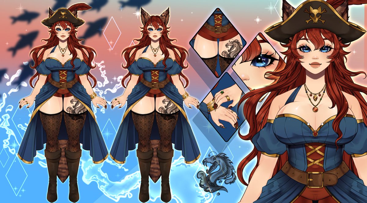 sleepyuwus's tweet photo. PayPal is once again being annoying by withholding part of my bill money for…2 more weeks 🤩

So taking 2 more model slots and after that they’ll be closed until late July-early August. I miss making YT content and would like to focus on illustrations as well! https://t.co/zOiNMNhcKu