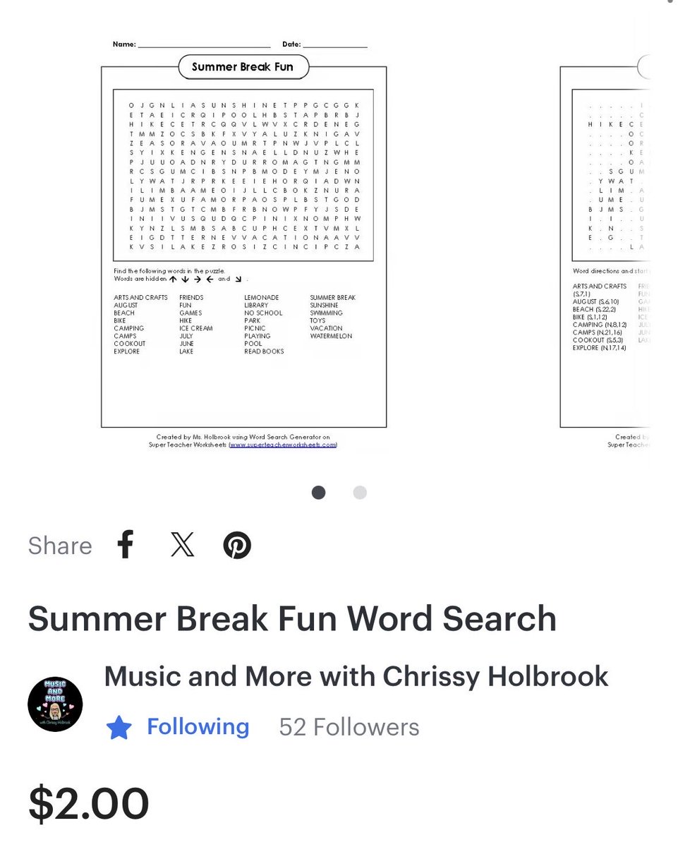 MusicWithCHol's tweet photo. https://t.co/QH9hWPSTdt #teachers
#teachersofinstagram
#teachersfollowteachers
#teacherspayteachers
#teacherstuff
#teachershare
#musicteacher 
#classroom
#iteachtoo
#teachingresources #musicteachers 
#wordsearch 
#readingteachers
#languagearts 
#musicteachersofinstagram https://t.co/9fOh5Z4Bvq