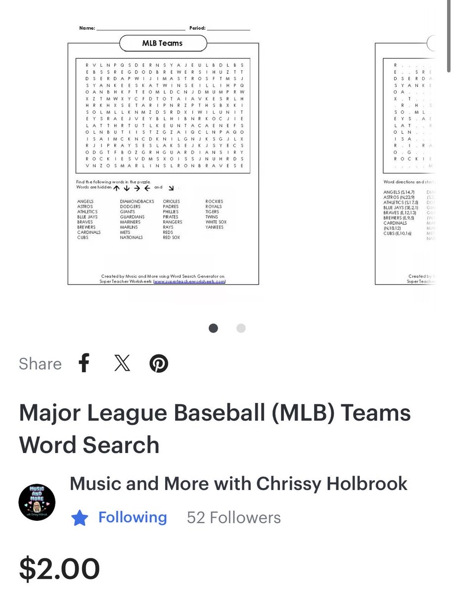 MusicWithCHol's tweet photo. https://t.co/QH9hWPSTdt #teachers
#teachersofinstagram
#teachersfollowteachers
#teacherspayteachers
#teacherstuff
#teachershare
#musicteacher 
#classroom
#iteachtoo
#teachingresources #musicteachers 
#wordsearch 
#readingteachers
#languagearts 
#musicteachersofinstagram https://t.co/9fOh5Z4Bvq