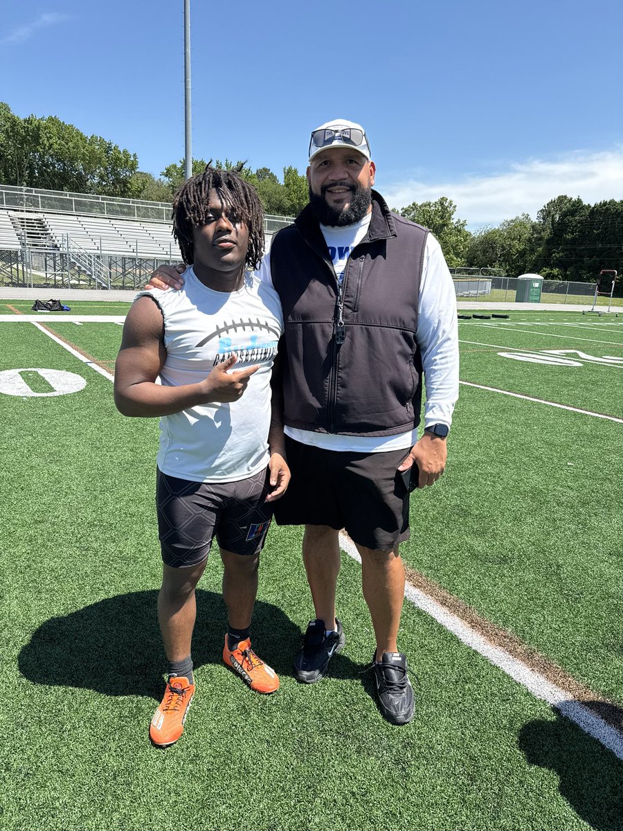 lhurdlejr's tweet photo. Great experience at Chowan camp yesterday. Thank you to the coaching staff for the opportunity to compete and learn. #AGTG @CoachPaulJohnsn @CoachChrisDent @CoachWolfley @CoachSexton16 @CoachFerg757 https://t.co/w7XGLPvsA3