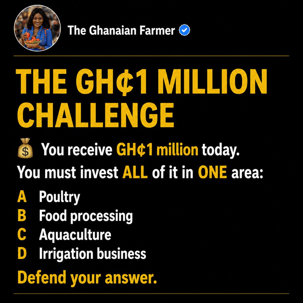The Ghanaian Farmer tweet media
