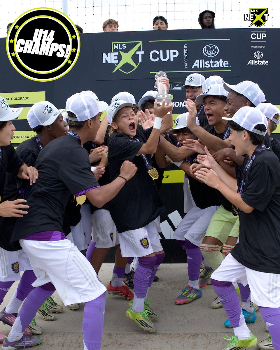 MLSNEXT's tweet photo. Play the kids! 🏆

Congratulations to @OCSCAcademy and @AcademyATLUTD for winning the U-14 and U-13 age groups respectively. 

#MLSNEXTCup Pres. by @allstate https://t.co/BOkSiMW3Ne
