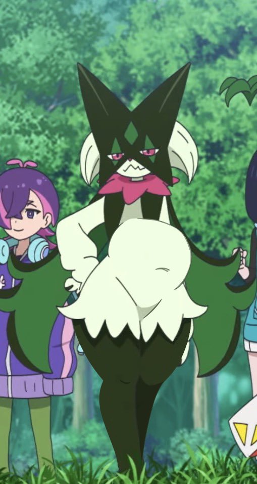 IdkEditsStuff's tweet photo. Fat Meowscarada Edit #1

- Meowscarada from Pokemon Horizons -

#belly #thicc https://t.co/Ijjhkv0TrX