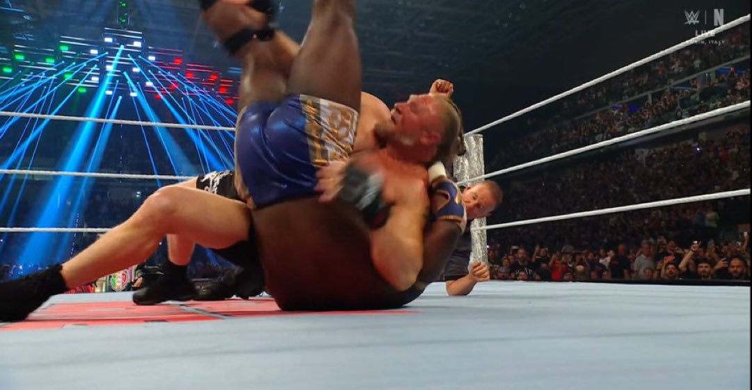 WrestleClips's tweet photo. BROOO WHAT THE F*CK

OBA FEMI JUST KICKED OUT OF FOUR F5S!!!

THIS IS F*CKING UNREAL.

#WWEClash https://t.co/M26Y3HwGfM