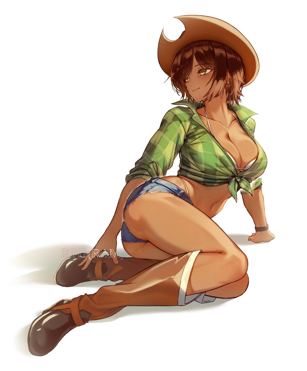 Ram_theartist's tweet photo. Cow girl Outis 🤠💚
Comms by/@mau_grompo 
#Limbus_Company https://t.co/w3H7GvSxXz