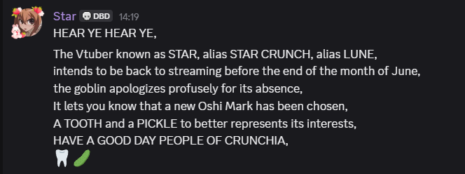 childoflune's tweet photo. everything is super normal in my server as always https://t.co/sXwsSQYVp6