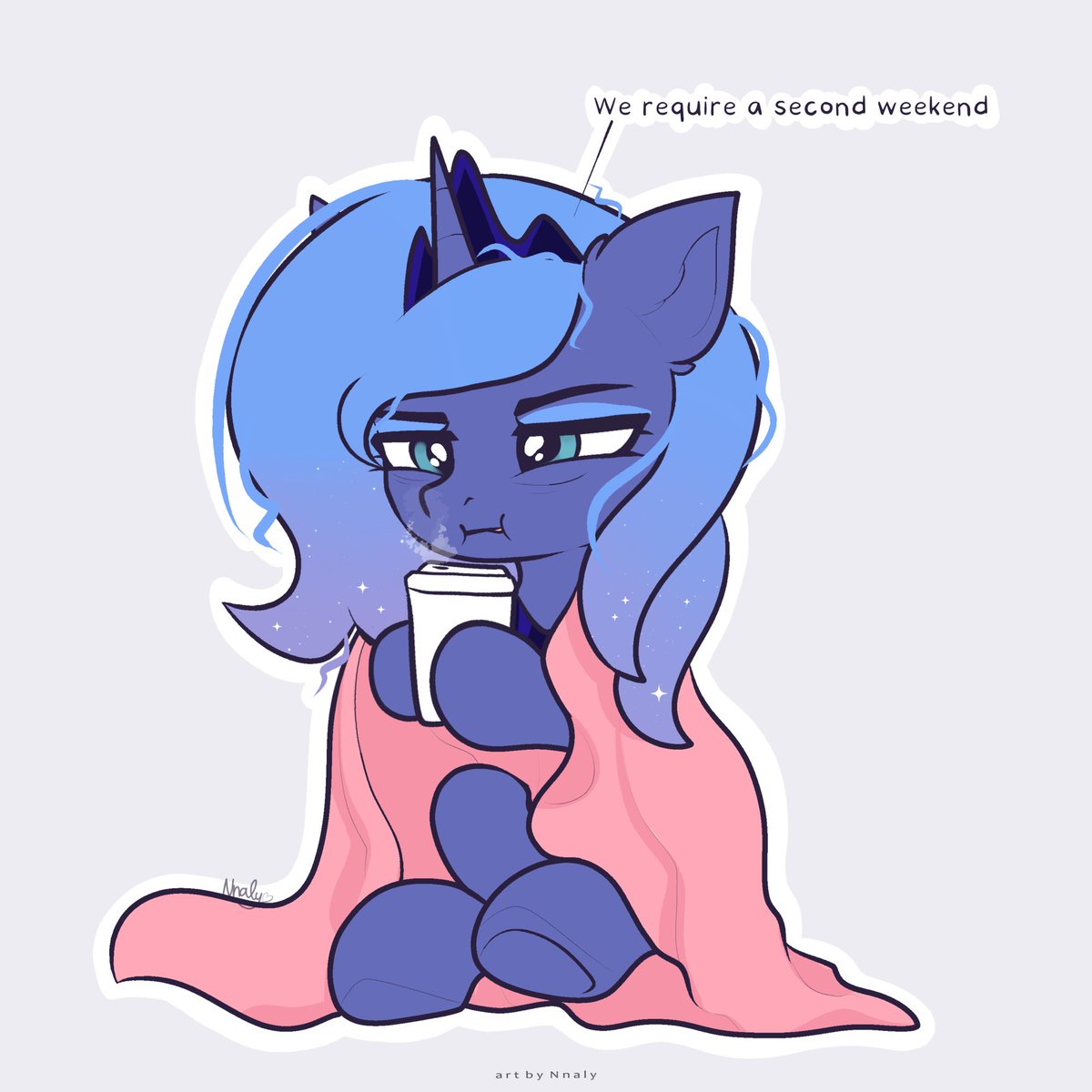 NnalyArt's tweet photo. Day 271 of drawing Princess Luna

#mlp #mylittlepony #dailyluna https://t.co/rG3RrWxpDO
