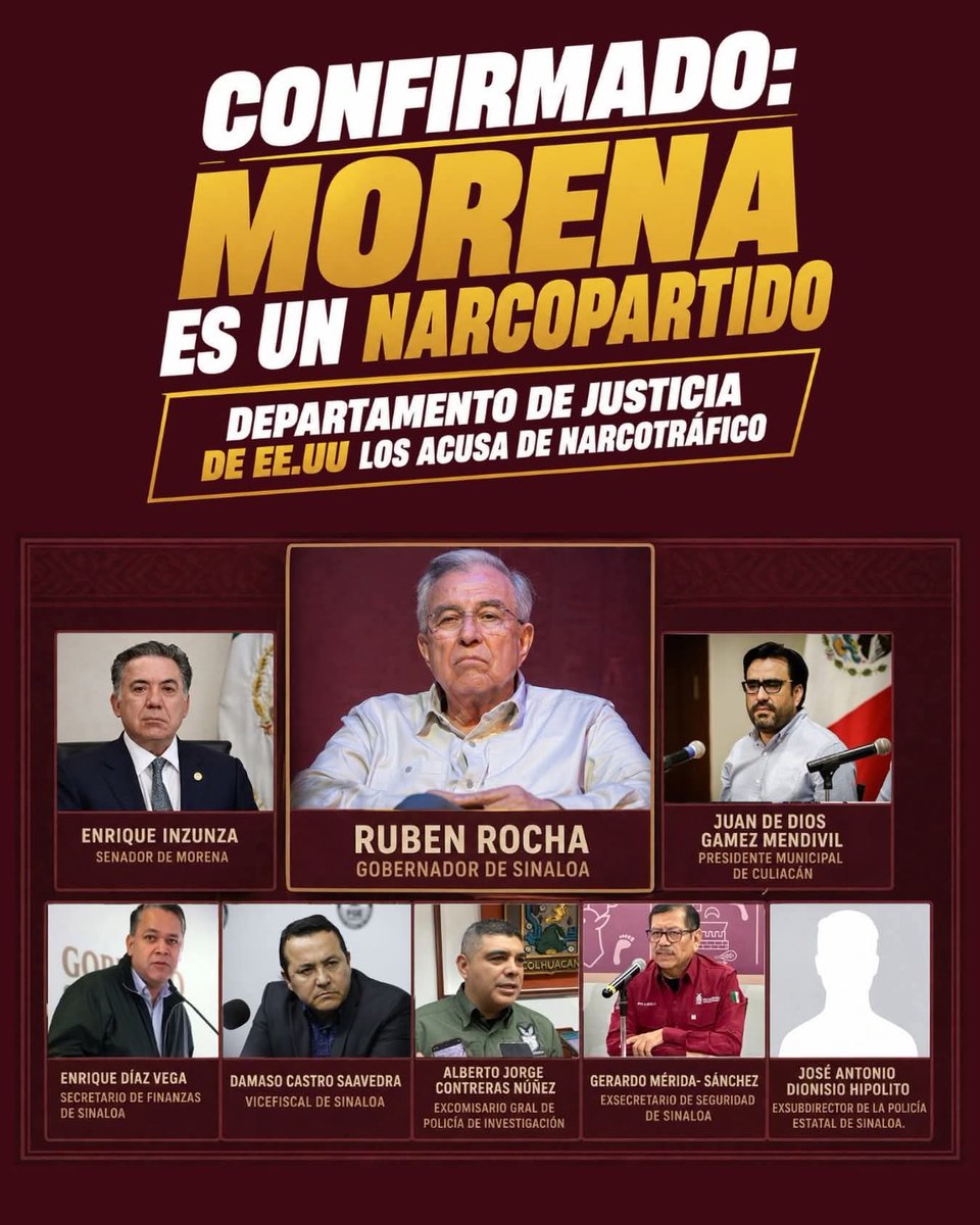 RockoNoctem's tweet photo. Rocha Moya #Sinaloa Andrés Manuel López Obrador AMLO MORENA #Chihuahua Andy López Beltrán Maru Campos Clara Brugada
@potus Claudia Sheinbaum CDMX
#MorenaGobiernoAsesino Calderón Acarreados Monumento a la Revolución 

Que no se olvide, protegen narcopolíticos, son narcopolíticos https://t.co/btlwuWqWPI