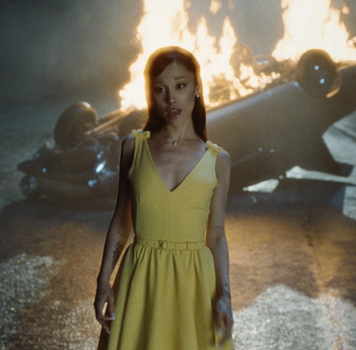 ArianaToday's tweet photo. ariana grande in the ‘hate that i made you love me’ video, premiering tomorrow at 8 am pst https://t.co/lcb95pagPr