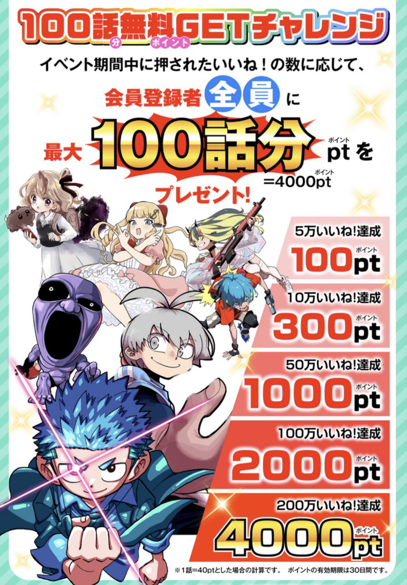チャーコロ【即購入大歓迎】様ご相談ページ いいねキャンペーン②】 「100話分無料ポイントGETチャレンジ
