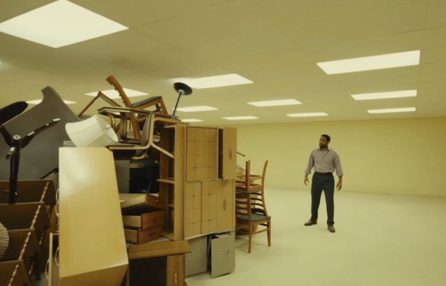 ELLIEW1LLAMS's tweet photo. backrooms film feels particularly relevant for the modern age with the motif of loneliness as a catalyst for self destruction. comfortable with being alone and lost in a world of memories, needing no human interaction because you’ve already been living inside your head. https://t.co/t7cXS3wc9D
