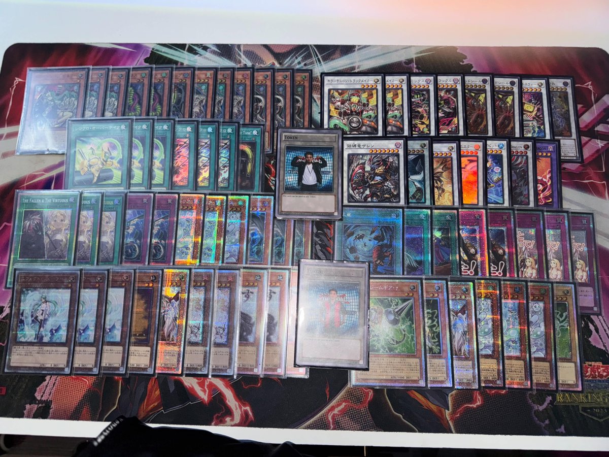 junjun_yp's tweet photo. Premium OTS Qualifier

Lost R1-4 dice

R1 Elfnote ✅✅ went 2nd
R2 K9 ✅✅ went 2nd
R3 Yummy 💢✅✅ went 2nd
R4 Dino 💢✅✅ went 2nd
R5 Mitsurugi ✅ SEEDED into Top 16 OCG Qualifiers

Asia Championship Qualifier OCG

Won all dice 😏

T16 ROLD ✅✅
T8 Maliss ✅💢✅
T4 Kewl Tune 💢✅✅
Finals Mitsurugi 🥇🥈 @LourenV14 

See you on World Championship Qualifiers in Thailand! 😚