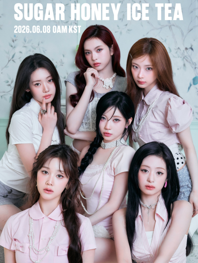AboutMusicYT's tweet photo. BABYMONSTER in a new group photo for Sugar Honey Ice Tea, out June 8th. https://t.co/M1nusSDyVn