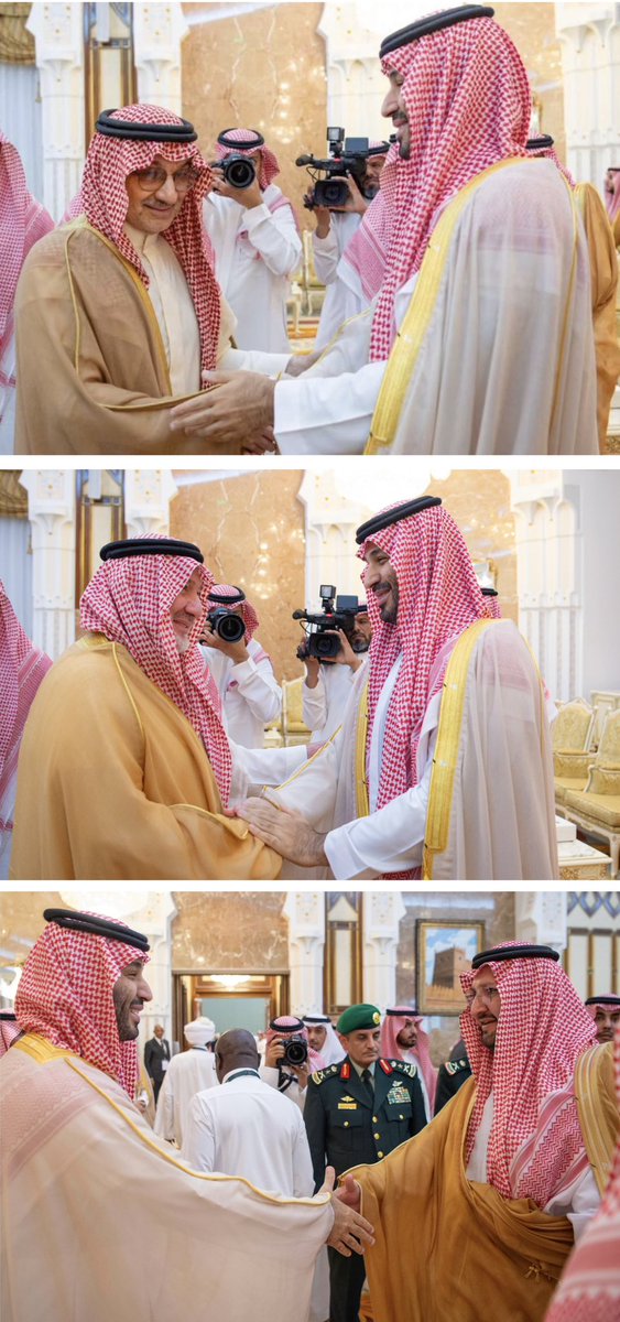 MsaAlwlyd's tweet photo. الأمير ال��ليد بن طلال وأخيه الأمير خالد بن طلال والأمير عبدالعزيز بن طلال في احدا زيارتها لولي العهد الأمير محمد بن سلمان 
#وقتك_استغله_بالباقيات_الصالحات https://t.co/tbPU84wUe9