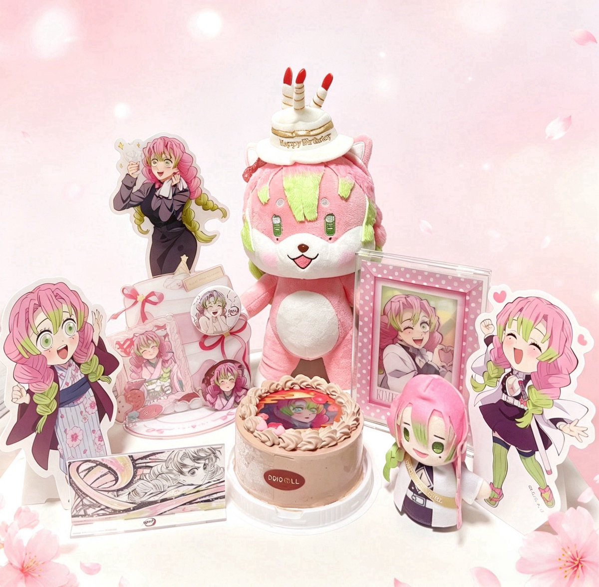 Yuton1943's tweet photo. ༘⋆✿✿⃝—

　甘露寺蜜璃

　　お誕生日おめでとうございます🌸

　　　　　　　　　　　　　　— ꔛꕤ🍡

#甘露寺蜜璃誕生日
#甘露寺蜜璃誕祭2026
#甘露寺蜜璃誕生祭2026 https://t.co/4MY6GJbTXL