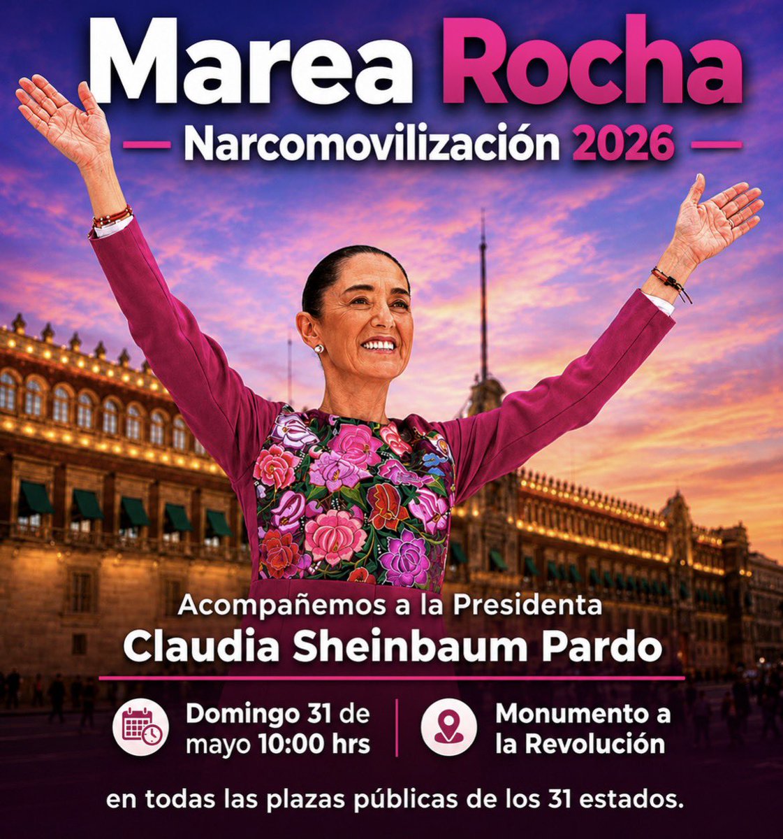 arnemx's tweet photo. @alefrausto Vamos todos con la #MareaRocha https://t.co/WdbmDKz4tX
