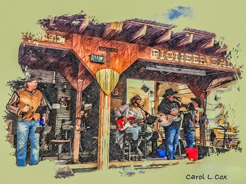 PioneerSaloon13's tweet photo. The B-Side Band performs today, Sunday, May 31, from noon until 4 pm. #Breakfast is just prior and #HappyHour is just after. We hope to see you at the #PioneerSaloon in #Goodsprings https://t.co/MDaTlvcm4H