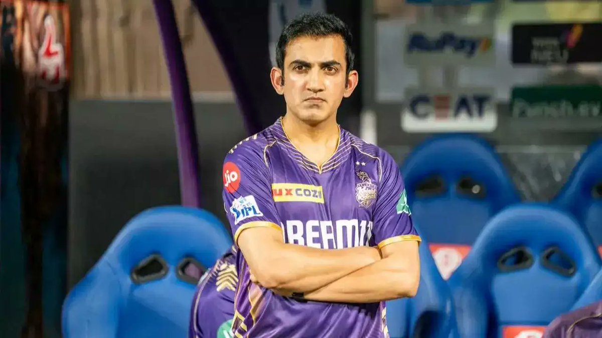 Pran__07's tweet photo. If this guy didn't come back in 2024, #KKR and #RCB would've had the same number of trophies. https://t.co/9UIb5NKsQ4