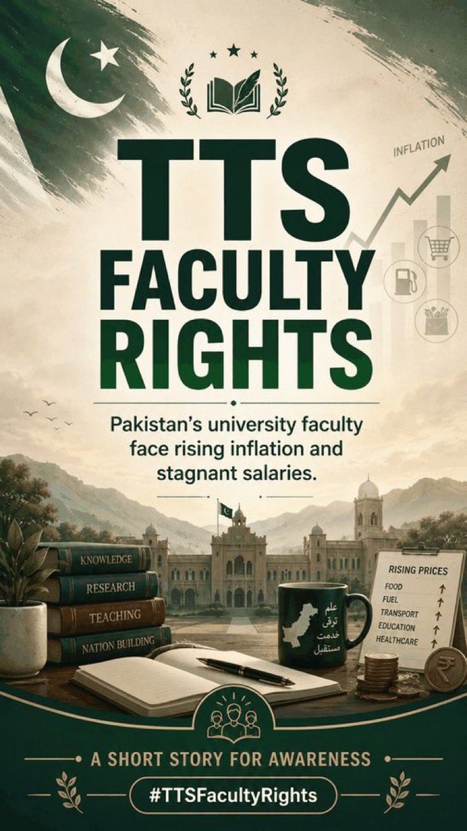 DRFARMAN_DAWAR's tweet photo. TTS University teachers are facing deep financial stagnation. **No salary increase since 2021** despite high inflation.
#IncludeTTSInBudget
 @_Mansoor_Ali
@CMShehbaz 
@betterpakistan 
@DrNiazAhmadSI https://t.co/cLYuE2ujZP