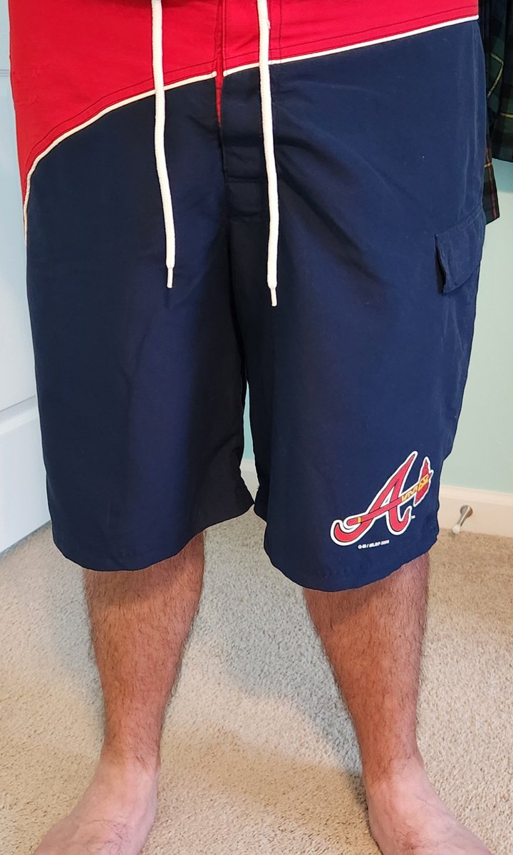 BetsBald's tweet photo. In an effort to wear more of my #Braves gear, after every Braves win I'll wear a different item from my collection the next gameday. The Braves are so hot right now, I may need to go for a cool swim. 

#BravesCountry https://t.co/Yk13hTpOJU