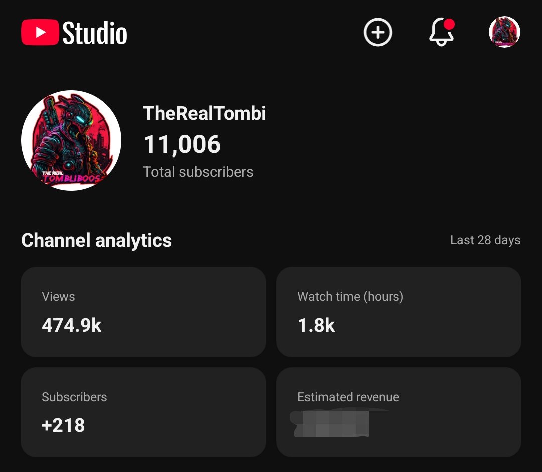 TheRealTombi's tweet photo. Slept in this morning, woke to being back in the 11k club!

Just remember, you get out what you put in, weaponise your haters and don't let anyone step in your way.

Take those opportunities when they present themselves, evolve yourself constantly as a product and never let the gatekeepers stiffle your growth.

Its OK to try new things.  

It OK for some things to fail.

Just...
Keep...
Going....