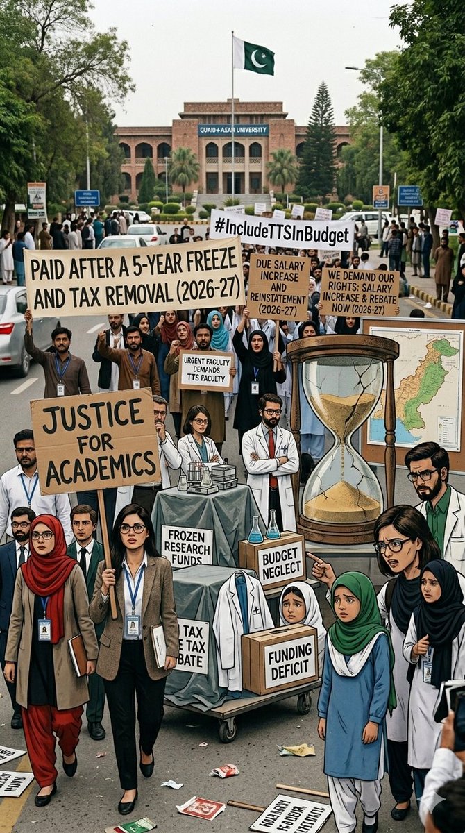 Umayrpk's tweet photo. Budget makers should #IncludeTTSInBudget to fix NO Salary Increase Since 2021 and end this crisis. @betterpakistan https://t.co/ywZzASLAkd