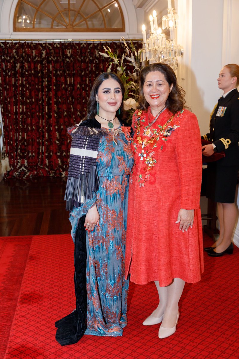 RezGardi's tweet photo. Honoured to be invested as a Member of the New Zealand Order of Merit by the Governor General. 

From arriving as a refugee to receiving this honour, I am grateful for the opportunities this country has given me. I remain committed to working toward a more just &amp; equitable world. https://t.co/Z0pMOyRSgO
