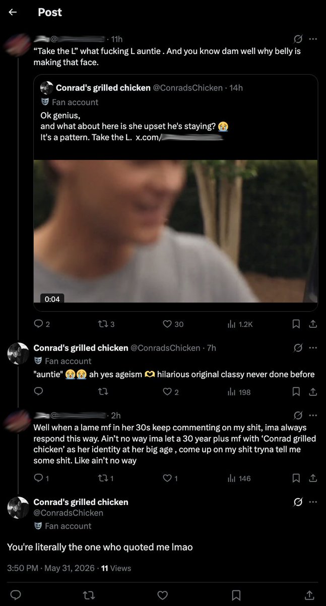 Conrad's grilled chicken tweet media