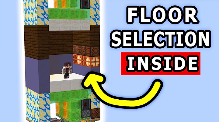 RedstoneContent's tweet photo. jazziired makes THE most realistic elevator in Minecraft, including floor selection within the car itself https://t.co/O5kjR8EOse https://t.co/z2zrJEt6c8