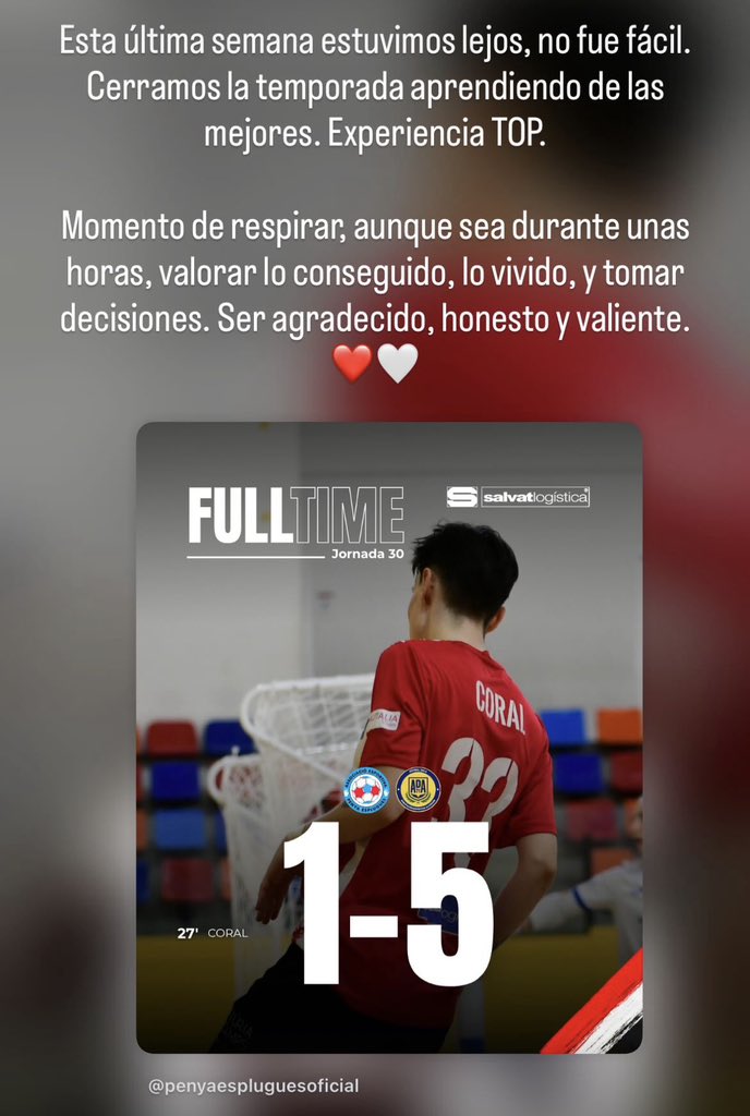 Jacob_Busta's tweet photo. Cerramos temporada.
Ultima jornada, despedidas, cambios.
Momento de tomar decisiones. https://t.co/hv9k63djh6