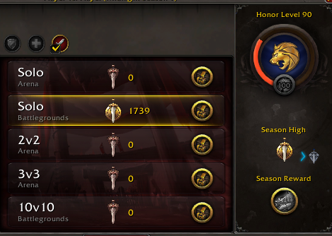 HammerRazor's tweet photo. First time doing solo or rated anything in PVP. Not bad for day 1.... i can feel the illusion coming soon #warcraft #midnight https://t.co/bqSauI6u9S
