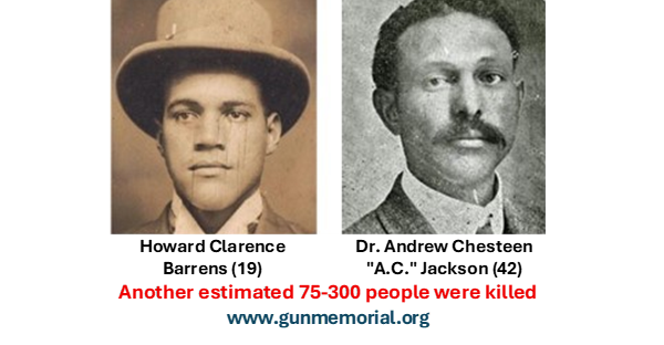 massshootingtrk's tweet photo. On this date (May 31) in 1921, the "Tulsa Race Massacre" started as mobs of white residents attacked blacks. An estimated 75-300 people (predominantly black) were killed, mostly by gunfire, and about 10,000 were left homeless. ππ‘π #DisarmHate
https://t.co/JntEuvIwWj https://t.co/yOmKMNXgcm
