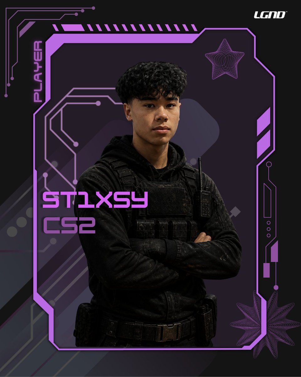 AgencyLgnd's tweet photo. Young talent. Elite potential.
@ST1XSY is here to prove himself one round at a time
and show what the future of CS2 looks like.

Welcome to LGND. https://t.co/sySHuAlsBA