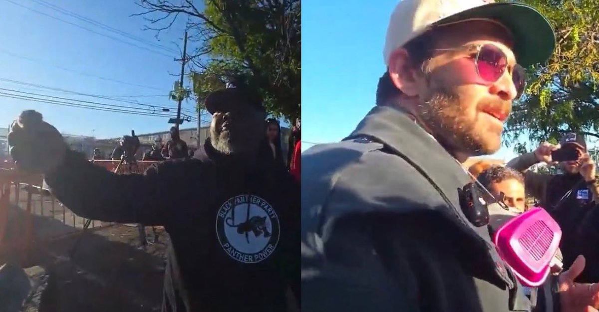 hayasaka_aryan's tweet photo. Hasan Diaper and his white dysgenic followers had to flee from a performative ICE protest after being called out by a black guy. The revolution was stopped by an angry nigga https://t.co/JvYiPtpX5P