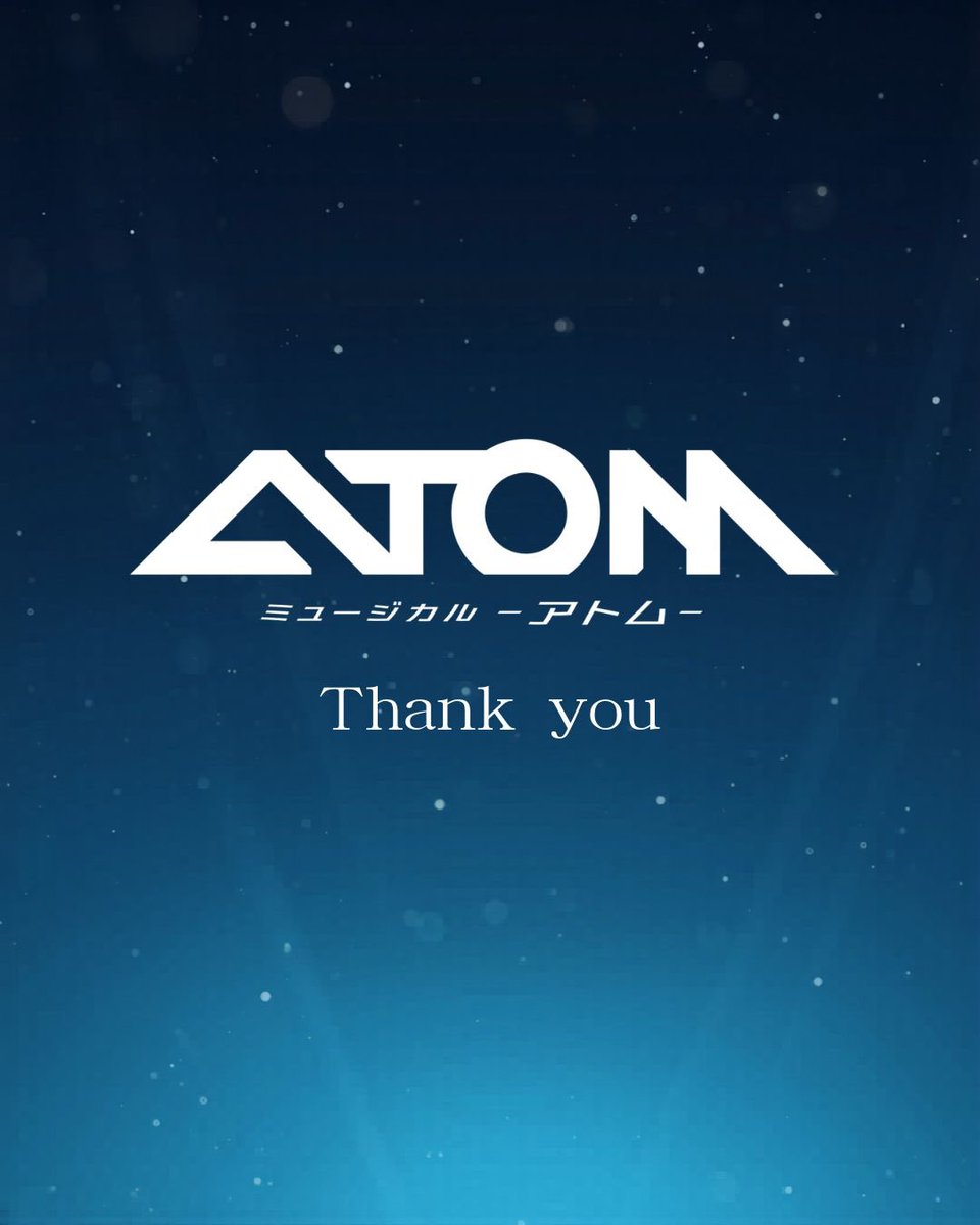 musical_atom's tweet photo. ／
Blu-ray予約終了御礼🙏
＼
締切間近企画、たくさんのご視聴ありがとうございました！

ところで2日間連続配信で
ミュージカル「アトム」を初めてご覧になった方はいらっしゃいますか？
#配信アトム で是非感想を教えてください！☺️

最後に、初演を生み出した秋田の #わらび座 さんに敬愛を込めて。 https://t.co/zx722KdcWW