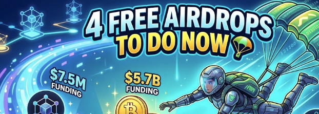 Adellbah's tweet photo. 4 FREE Airdrops to do List 

1• Genlayer Testnet
 Funding: $7.5M
cost: $0
 Guide:     https://t.co/uVOFCk0Ma8

2• RObinHood Testnet
 Funding: $5.7B
 Guide: https://t.co/pZ56CHFRrh

3• Arc Testnet (Circle)
 Funding: $2.22B
 Cost: $0
 Guide https://t.co/vbmeHn33zY

4• Konnex
 Funding: $15M
 Cost: $0
 Guide: https://t.co/0nJGa8gHRG