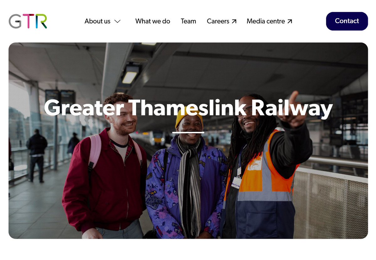 CLondoner92's tweet photo. I have noticed a slight name change on the GTR website, where they have rebranded from Govia Thameslink Railway to Greater Thameslink Railway, following their transition into public ownership under the Department for Transport. 🚆 https://t.co/TAydTzPReZ