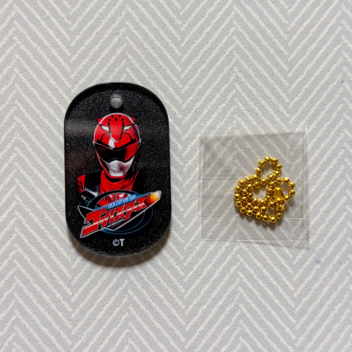 terra_2mb's tweet photo. 【交換】全スーパー戦隊展 スーパー戦隊シリーズ アクリルドッグタグ 【B】

譲）特命戦隊ゴーバスターズ
求）ナンバーワン戦隊ゴジュウジャー

#ゴジュウジャー
#ゴーバスターズ

郵送対応、またはYahoo!フリマグッズ交換機能（匿名配送）で交換可能。詳細は下記URLから。

https://t.co/PsUQ4A5Csm https://t.co/Ig9fFLMwHz