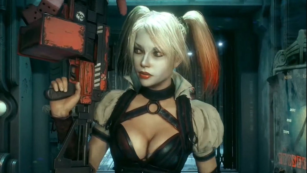 moonknight5657's tweet photo. Harley Quinn throughout the Arkham game series https://t.co/u6xzZPys9N