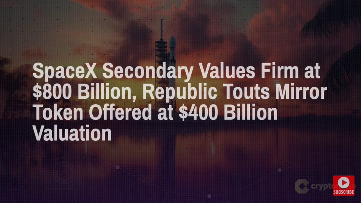 INXRWATokenize's tweet photo. Any Thoughts…. #Republic 👀🍿🍿 mentioned quite a bit @joinrepublic @republicnote 👀 @RepublicCrypto & #INX @INX_Group 👉👉👉👉👉👉The Dark Side of Tokenized Startup Shares https://t.co/fXCuXiRBIT via @YouTube Thanks for your video regarding #Tokenization 👀 @coinbureau 👏👏 https://t.co/oztuPwfxEc