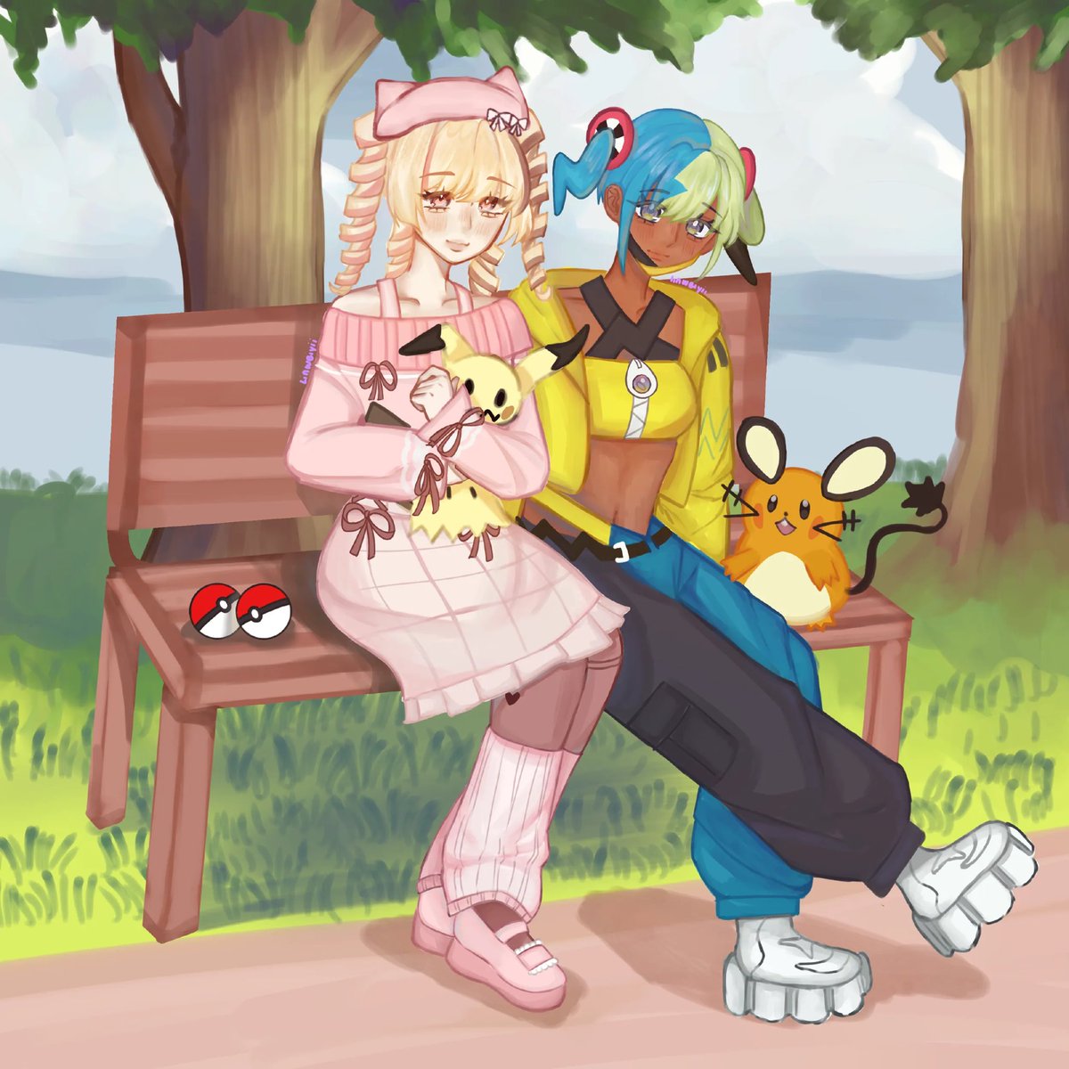 linweiyn's tweet photo. Another yumeship couple art finished for only $30! 

> https://t.co/0Ft1nuGAim

#VGen #commission #artmoots https://t.co/rq5DTKu68U