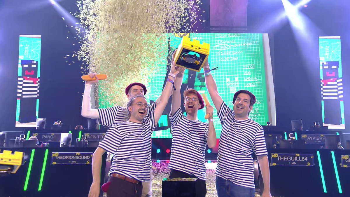 TwitchRivals's tweet photo. Nailed it when it mattered most.

🏆 GGs to @AypierreMc, @Math0X, @Shadoune666 &amp; @TheGuill84, champions of @MCChampionship_: Project G.L.O.P. https://t.co/OJH4kbuCBS