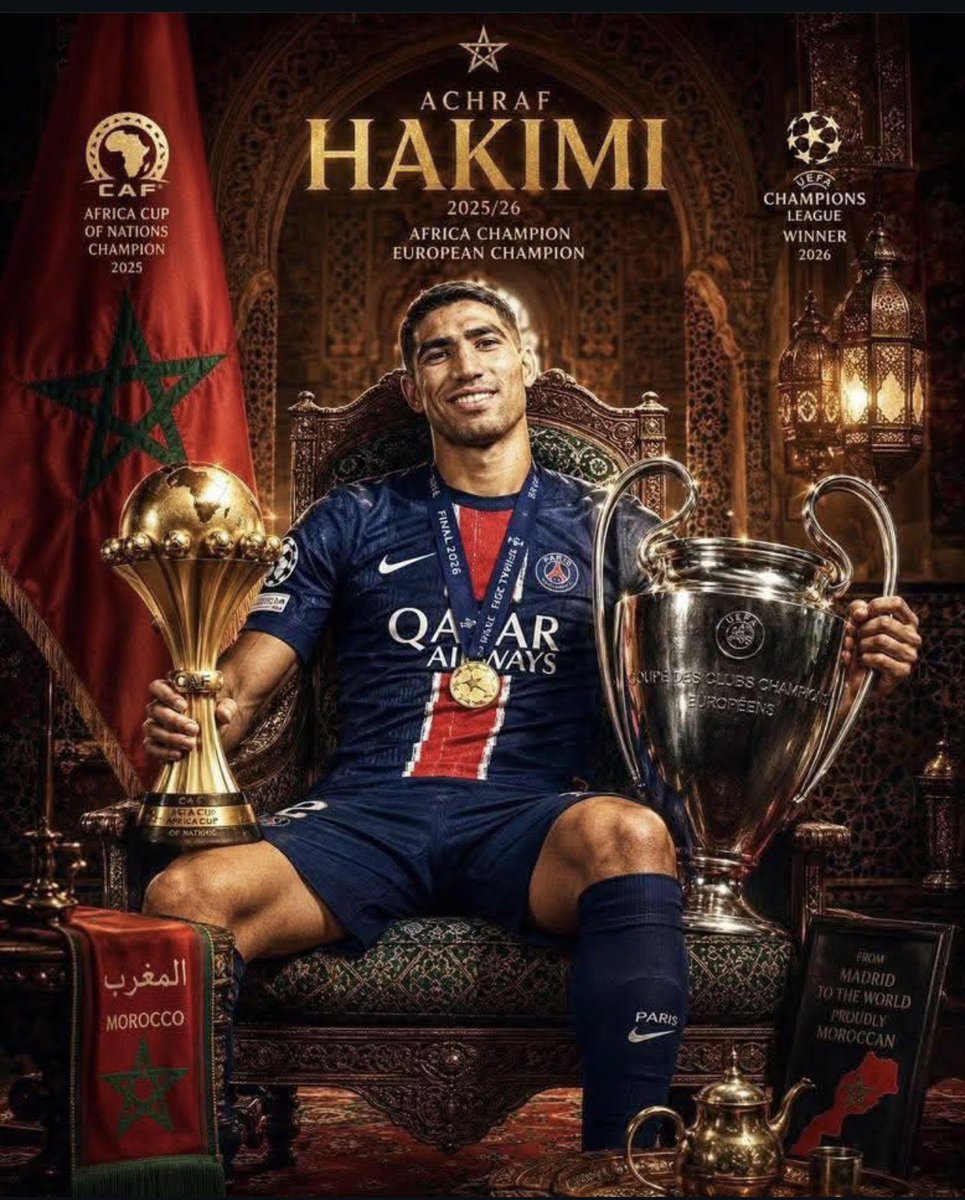 nassimabassi's tweet photo. Bravo Hakimi! 🏆 https://t.co/gJJm8rdFKI