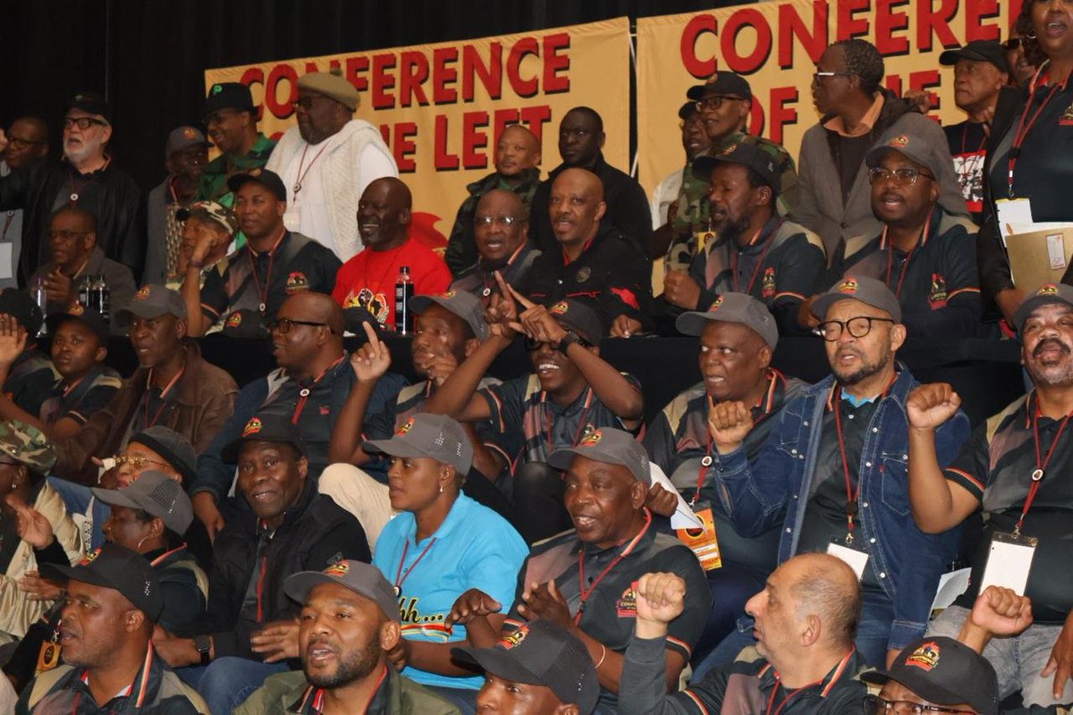 SACP1921's tweet photo. The Conference of the Left officially closes with group photos and show of continuous unity in struggle.

The press briefing is now taking place.
--
31 May 2026 https://t.co/hMUsPXgcXG