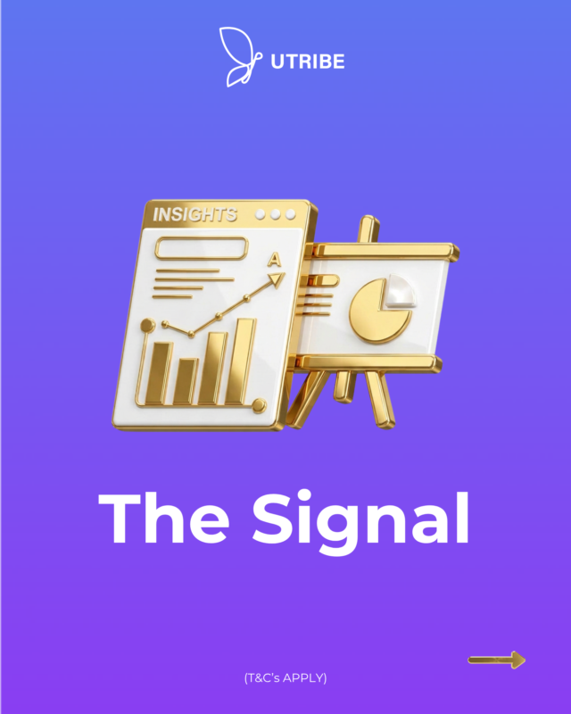 utribe_africa's tweet photo. The signal is already there.
But do you know how to read it?
#Utribe #TogetherWeRise #TheSignal #MarketInsights #FutureWealth https://t.co/BSpEq1zhzK
