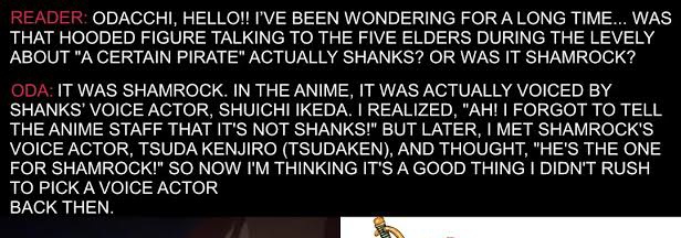 Nathan_Drake_1's tweet photo. @imt0ji @sigmarshanks Oda is very open about things he changed , he admitted to things like Shanks being a very late addition to Marinford and Super nova.
I don't think he would lie about Shamrock. https://t.co/ZlV39MCT4W