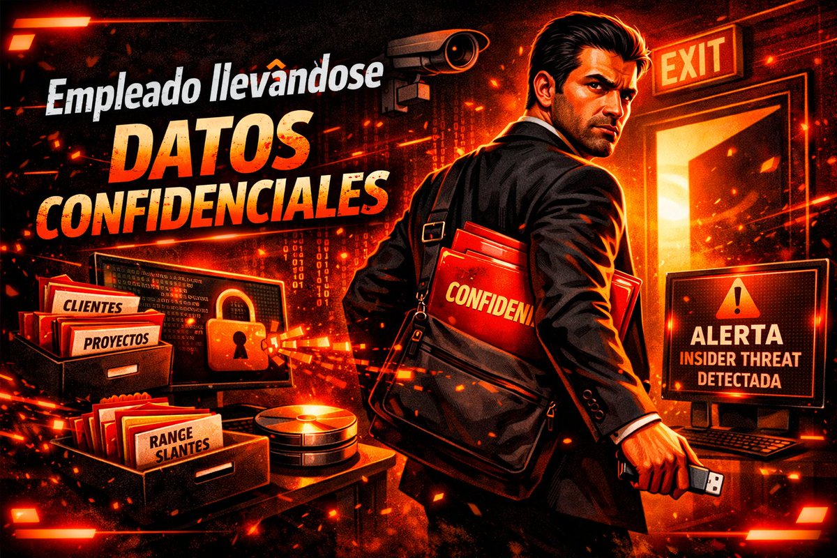 ChacalSecurity's tweet photo. El 34% de los empleados que dejan una empresa
se llevan datos confidenciales.
Listas de clientes. Propuestas comerciales.
Código fuente. Bases de datos.
¿Tienes algún sistema que te avise
cuando eso ocurre?
#Ciberseguridad #DataProtection #InsiderThreats https://t.co/rw78D7ohL5