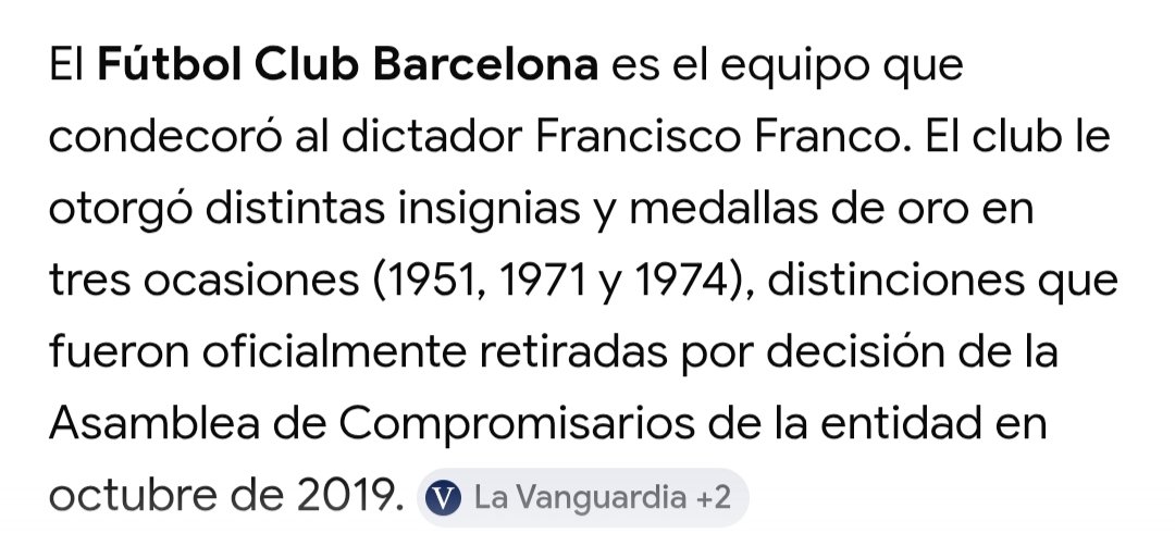 MarioChR88's tweet photo. @Jovimu1 @futbolgate_ES A ver limítrofe... No por repetir una mentira 100 veces se vuelve una verdad! 

Quieres saber que equipo era quién condecorana a franco? Y hasta 3 VECES.

Eso de que el Barça no ganaba nada por el dictador... Otra MENTIRA! 

Habéis sido siempre unos CORRUPTOS de 💩. https://t.co/ErvySzlcea