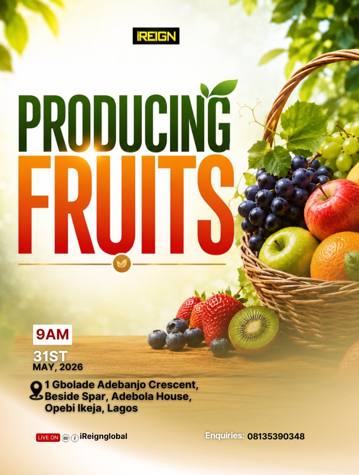 iReignGlobal's tweet photo. This month, we produce fruits and results in every good thing 💃
#producingfruit
#iReign https://t.co/L34m8ssV56